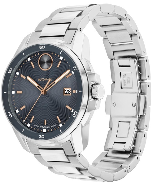 Men's Bold Verso Swiss Automatic Stainless Steel 43MM Watch