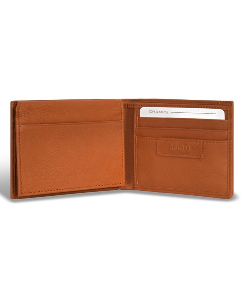 Men's Denim Collection Leather Top Wing Wallet