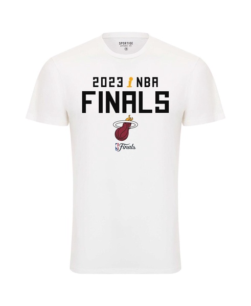 Men's and Women's White Miami Heat 2023 NBA Finals Bingham Premium T-shirt