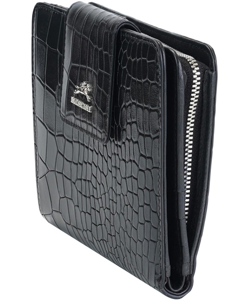 Women's Croco2 RFID Secure Clutch Wallet