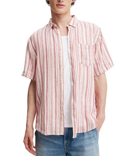 Men's Linen Short Sleeve Shirt