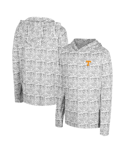 Big Boys and Girls Gray Tennessee Volunteers All-Over Print Hoodie