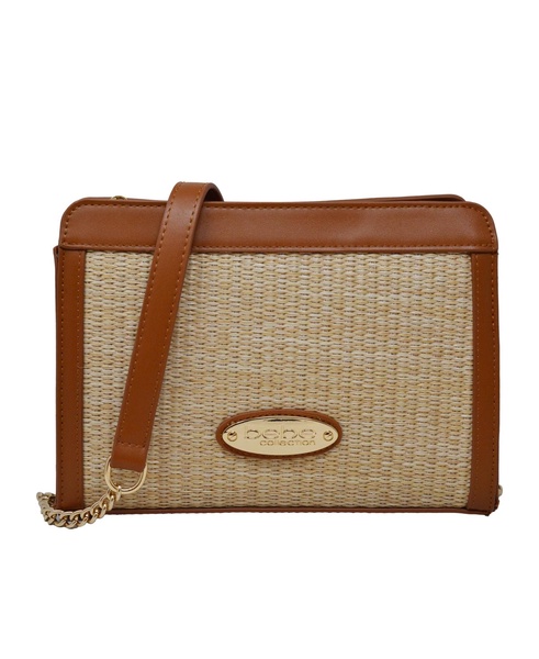 Marie Straw Crossbody Bag