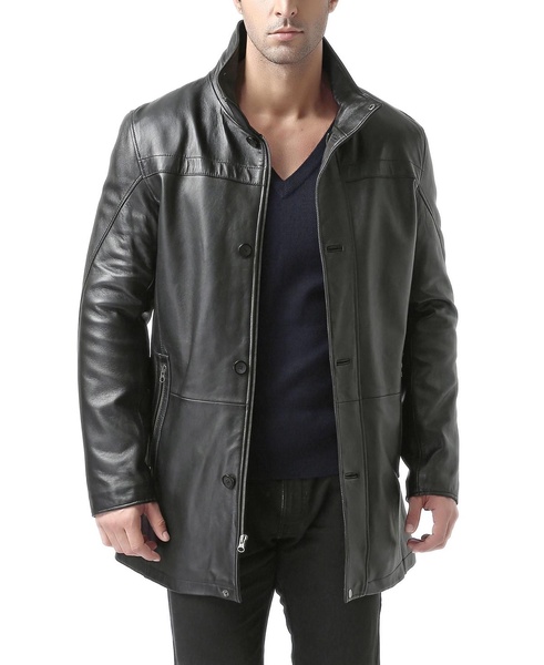 Men Chad Leather Car Coat