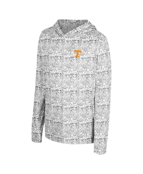 Big Boys and Girls Gray Tennessee Volunteers All-Over Print Hoodie