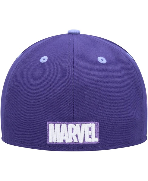 Men's Purple Black Panther Fitted Hat