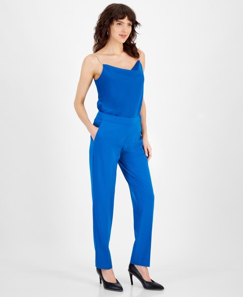 Women's Mid-Rise Straight-Leg Ankle Pants, Created for Macy's 