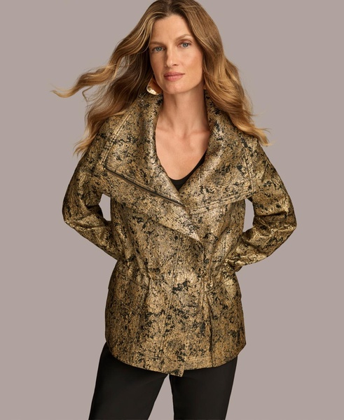 Women's Metallic Jacquard Jacket