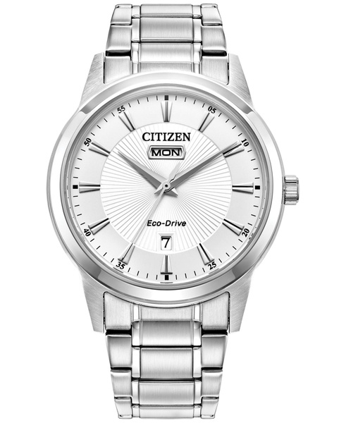 Eco-Drive Men's Classic Stainless Steel Bracelet Watch 40mm