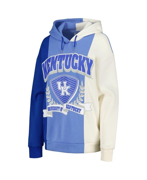 Women's Royal Kentucky Wildcats Hall of Fame Colorblock Pullover Hoodie