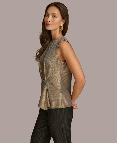 Women's Metallic Sleeveless Top