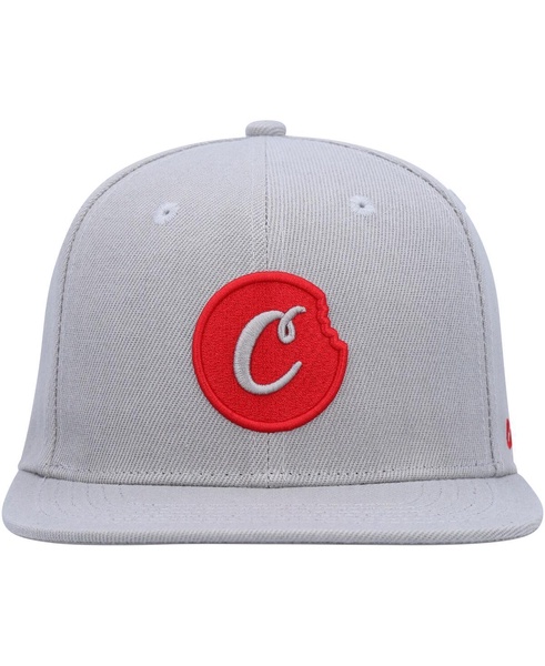 Men's Gray C-Bite Snapback Hat