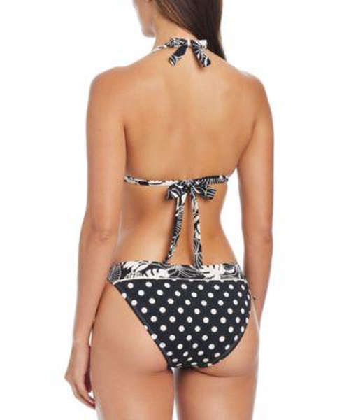  Women's Double Trouble Triangle Bikini Top & Tied Hipster Bottoms 