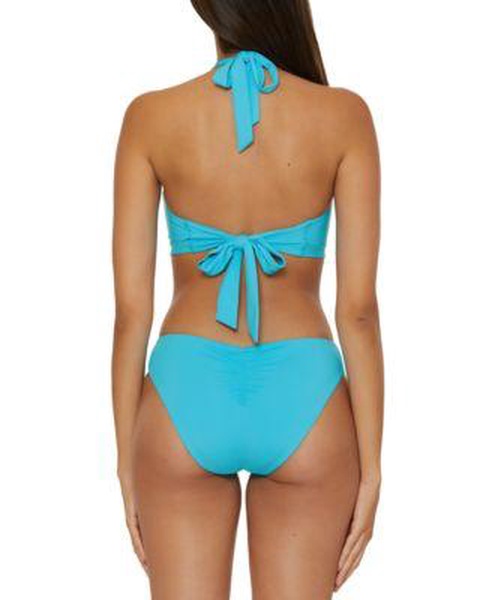 Women's Garden Of Eden Multi-Way Bikini Top & Shirred-Back Bottoms 