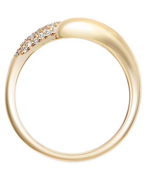 Cubic Zirconia Bypass Ring