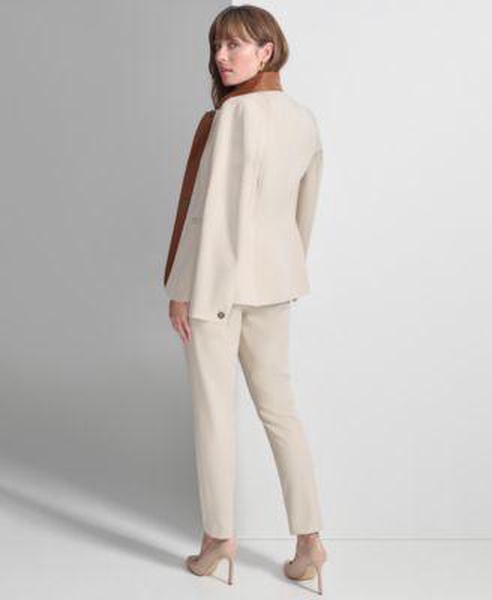 Women's Riding Jacket, Peplum Blouse & Ankle Pants