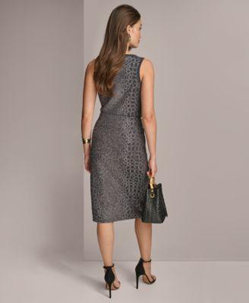 Donna Karan Sequin Sweater Tank & Pencil Skirt