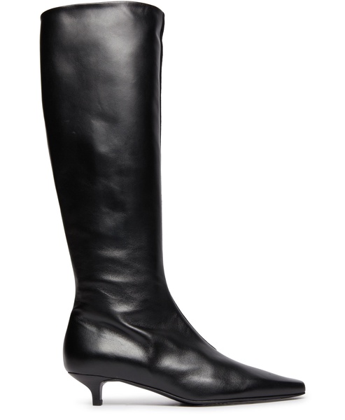 Leather boots