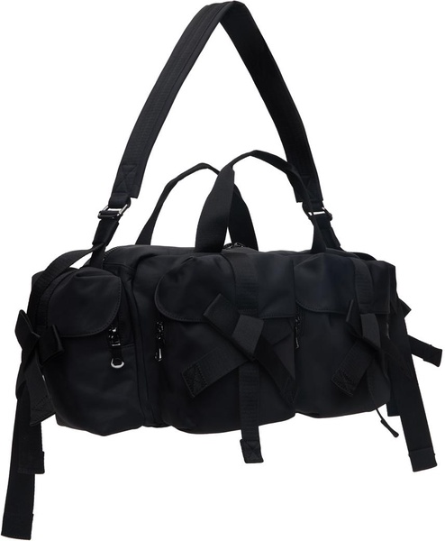 Black Utility Bow Pocket Travel Bag