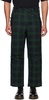 Black & Green PTB Trousers