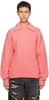 Pink Erete Long Sleeve Polo