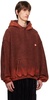 Burgundy Turtleneck Hoodie