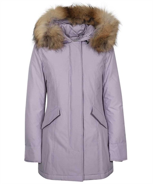 WOOLRICH Lilac Hooded Parka Jacket for Women - FW22