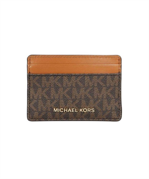 Michael Michael Kors MK Logo Printed Card Case