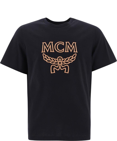 MCM Logo Printed Round-Neck T-Shirt