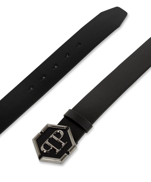 Philipp Plein Logo Plaque Belt