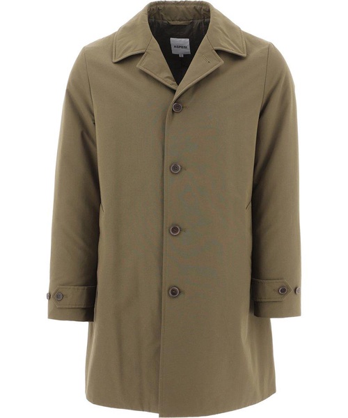 Aspesi Single-Breasted Tailored Raincoat