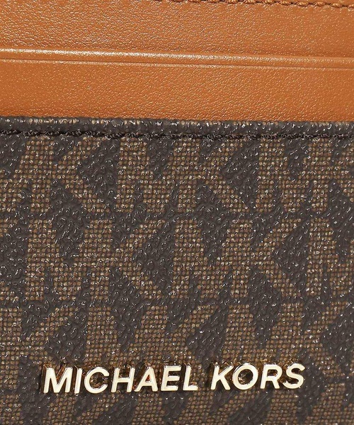 Michael Michael Kors MK Logo Printed Card Case