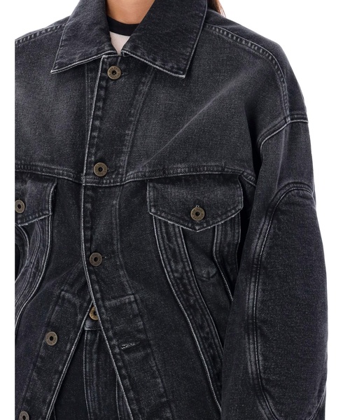 Lacing Denim jacket