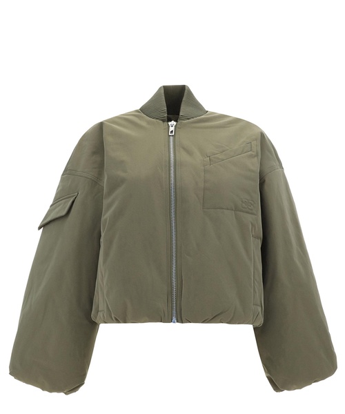 Light Twill Oversized Bomber jacket