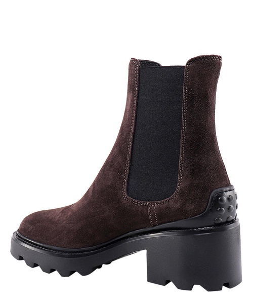 Chelsea boots in mixed calf leather with studs