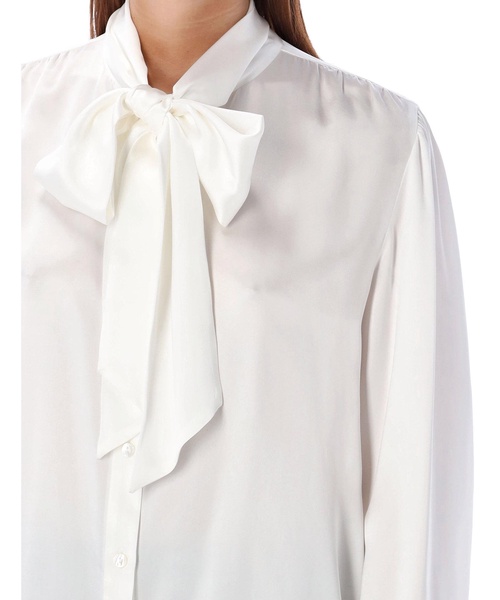 Alessandra Rich Bow Shirt