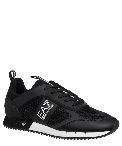 Ea7 Emporio Armani Side-Stripe Lace-Up Sneakers