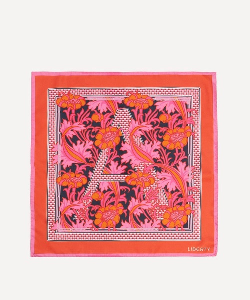 Alphabet Madriana A 45X45 Silk Scarf