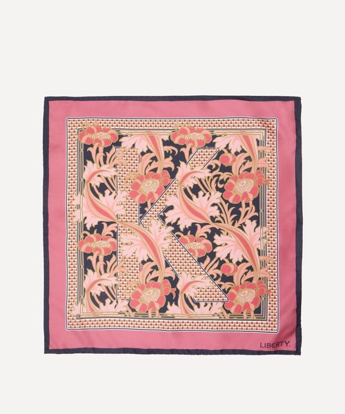 Alphabet Madriana K 45X45 Silk Scarf