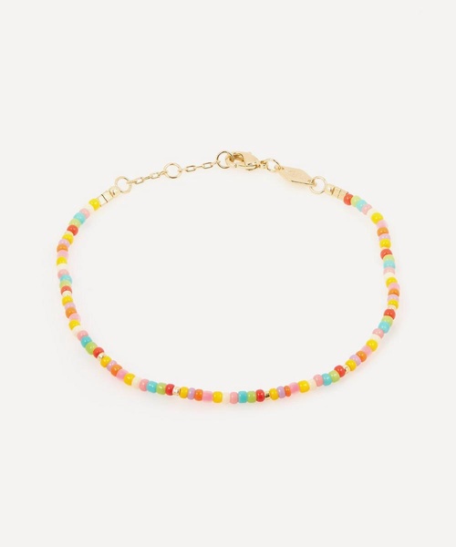 Gold-Plated Tutti Frutti Beaded Bracelet