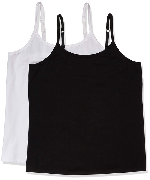 Amazon Essentials Womens Camisole Pack, Available in Plus Size, Pack of 2