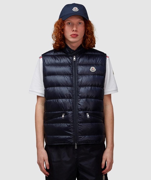 Gui quilted nylon down vest