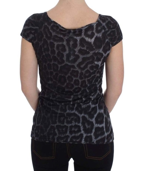 Cavalli  Women Dark  Leopard Modal  Blouse Top