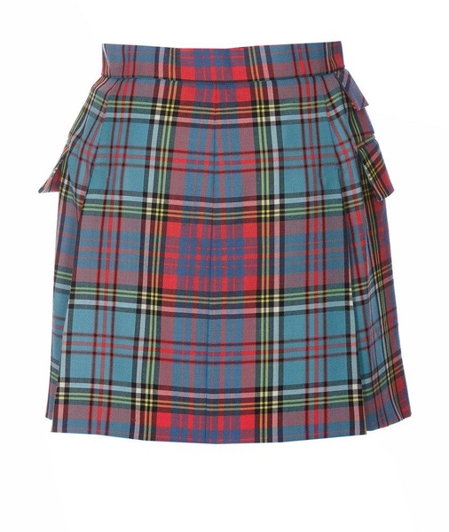 Vivienne Westwood Checked A-Line Skirt