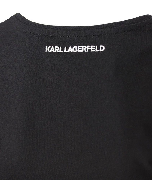 Karl Lagerfeld Signature V-Neck T-Shirt