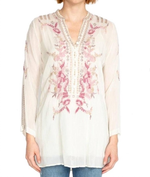 clio tunic in shell