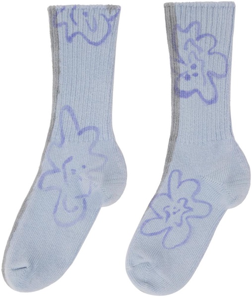 Purple Roses Socks