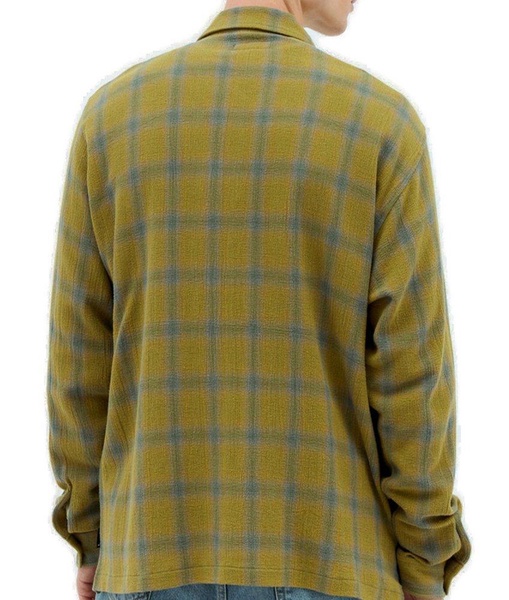 Stüssy Twisted Yarn Plaid Zip Shirt