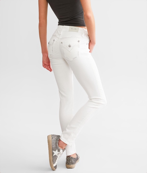 Mid-Rise Ankle Skinny Stretch Jean