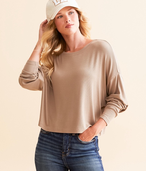 Active Clarie Ribbed Knit Top